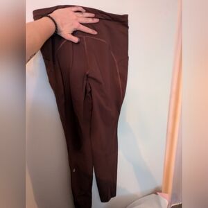 Lululemon Burgundy leggings